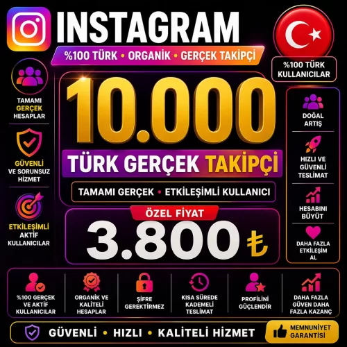 Instagram 10.000 takipçi